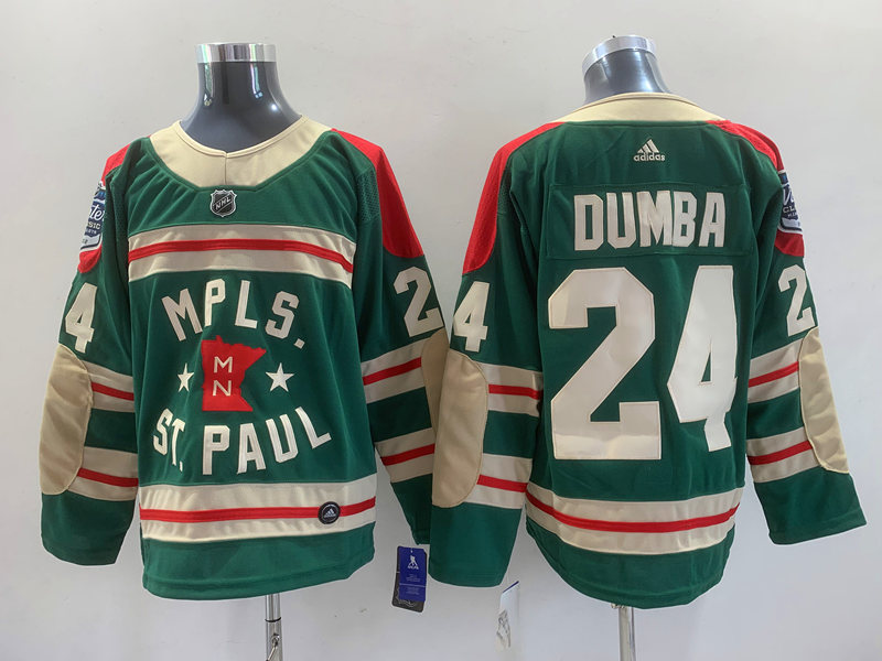 Men's Minnesota Wild Matt Dumba #24 Green Breakaway Jersey